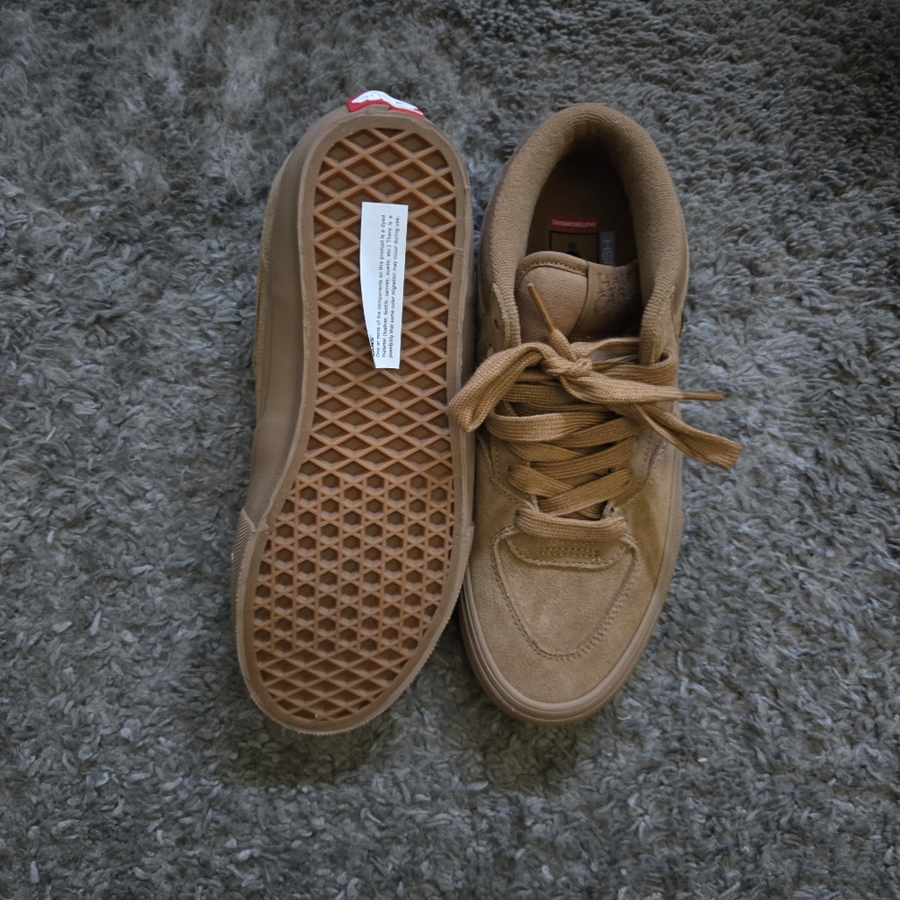 Vans Skate Half Cab Men Size 7.5 Popcush Brown And Gum 032026 - Picture 4 of 10